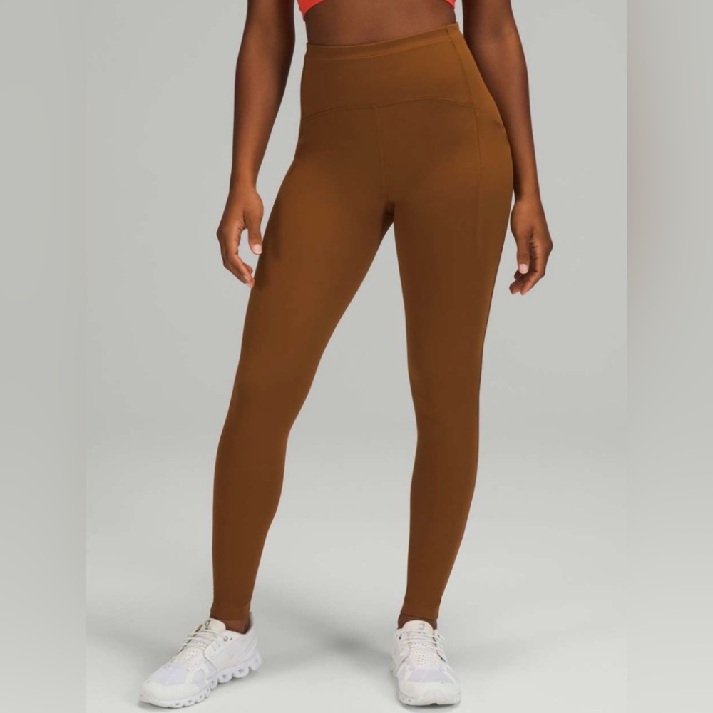 NWT Lululemon Swift Speed High-Rise Tight *28” COPB copper brown size 2